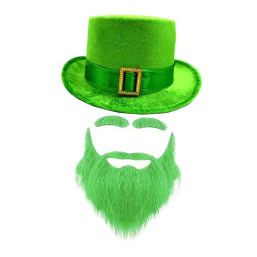 Qianly ST. Patrick's Day Hut, Irischer Kostümhut für Partygeschenke, Auftritte, Feiertage, GrÜn Qianly ST. Patrick's Day Hut, Irischer Kostümhut für Partygeschenke, Auftritte, Feiertage, GrÜn von Qianly
