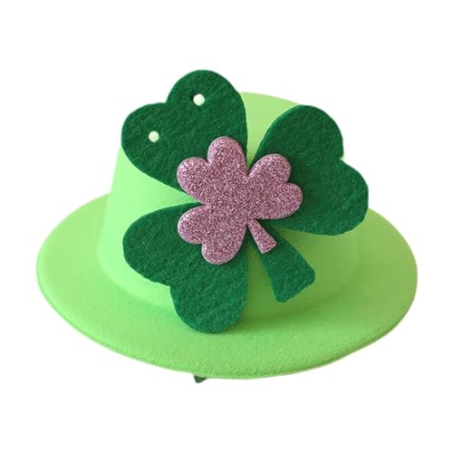 Qianly St. Patrick's Day Hut Top Hut für Karneval Dress -up Feier, Fluorescentgreenpink Qianly St. Patrick's Day Hut Top Hut für Karneval Dress -up Feier, Fluorescentgreenpink von Qianly