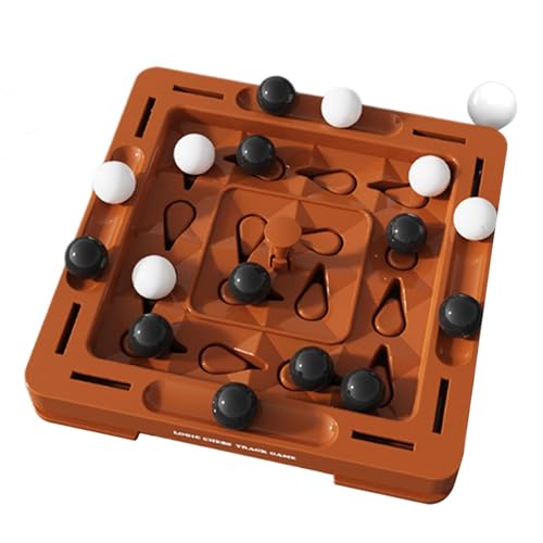 Qianly Strategisches Schachspiel für Kinder, Logikspielzeug für Zuhause, Quadrat von Qianly