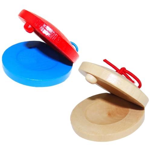 2 Stück Kastagnetten, Fingerkastagnetten, Kastagnetten Aus Holzs, Hölzerner Rhythmus Klöppel Musikalisches, Musikalisches Schlaginstrument Spielzeug, Hölzerner Rhythmus Kastagnette 2 Stück Kastagnetten, Fingerkastagnetten, Kastagnetten Aus Holzs, Hölzerner Rhythmus Klöppel Musikalisches, Musikalisches Schlaginstrument Spielzeug, Hölzerner Rhythmus Kastagnette von Qidures