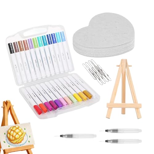 Magics Puffy Paint, Magische Geschwollene Farbe, Foam Texture Painting Paper, Ultimatives Magisches Textur Malset, 3D Zeichnen Leinwand Schwamms Mit 12 Farben Stifte, Magicals Floating Drawings Set Magics Puffy Paint, Magische Geschwollene Farbe, Foam Texture Painting Paper, Ultimatives Magisches Textur Malset, 3D Zeichnen Leinwand Schwamms Mit 12 Farben Stifte, Magicals Floating Drawings Set von Qidures