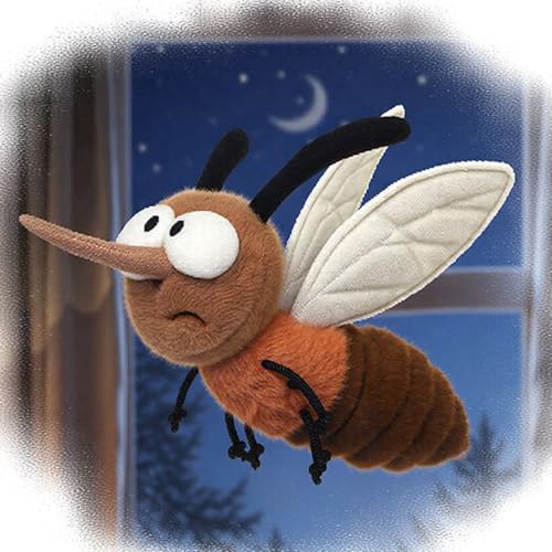 Mückens Kuscheltier Mcke Plüschtier, Stofftier Insekt, Plüschtiere Kuscheltiere Stofftiere, Hässlich Kuscheltier Insekten Tierchen Stofftier Spielzeug Plush Toy, Süße Mückenpuppe Für Freunde, Kollege Mückens Kuscheltier Mcke Plüschtier, Stofftier Insekt, Plüschtiere Kuscheltiere Stofftiere, Hässlich Kuscheltier Insekten Tierchen Stofftier Spielzeug Plush Toy, Süße Mückenpuppe Für Freunde, Kollege von Qidures