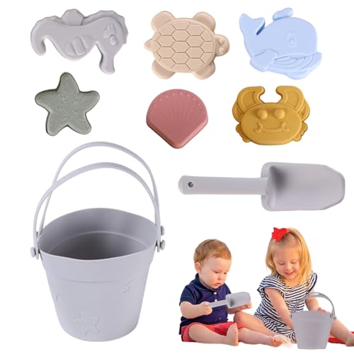 Qidures 8 Stück Sandspielzeug Set, Strandspielzeug Für Kinder, Kinder Sandspielzeug Mit Wasserlebewesen Sand Form Strands Spielzeug FürKinder, Mädchen, Jungens, Sommer Strandspiele Qidures 8 Stück Sandspielzeug Set, Strandspielzeug Für Kinder, Kinder Sandspielzeug Mit Wasserlebewesen Sand Form Strands Spielzeug FürKinder, Mädchen, Jungens, Sommer Strandspiele von Qidures