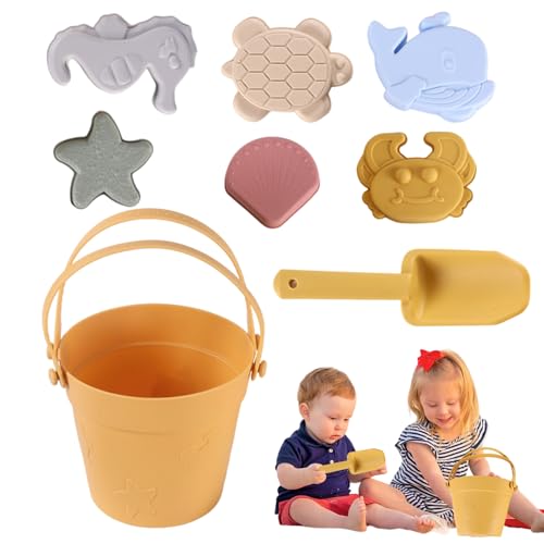Qidures 8 Stück Sandspielzeug Set, Strandspielzeug Für Kinder, Kinder Sandspielzeug Mit Wasserlebewesen Sand Form Strands Spielzeug FürKinder, Mädchen, Jungens, Sommer Strandspiele Qidures 8 Stück Sandspielzeug Set, Strandspielzeug Für Kinder, Kinder Sandspielzeug Mit Wasserlebewesen Sand Form Strands Spielzeug FürKinder, Mädchen, Jungens, Sommer Strandspiele von Qidures