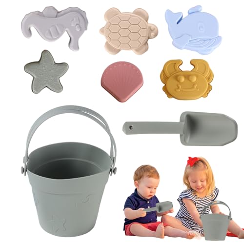 Qidures 8 Stück Sandspielzeug Set, Strandspielzeug Für Kinder, Kinder Sandspielzeug Mit Wasserlebewesen Sand Form Strands Spielzeug FürKinder, Mädchen, Jungens, Sommer Strandspiele Qidures 8 Stück Sandspielzeug Set, Strandspielzeug Für Kinder, Kinder Sandspielzeug Mit Wasserlebewesen Sand Form Strands Spielzeug FürKinder, Mädchen, Jungens, Sommer Strandspiele von Qidures
