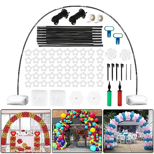 Qiebenav Ballonbogen-Set, einfach zu montierender wiederverwendbarer Ballonständer, Verstellbarer vielseitiger Ballonbogen-Set für Partydekorationen 1 Set Qiebenav Ballonbogen-Set, einfach zu montierender wiederverwendbarer Ballonständer, Verstellbarer vielseitiger Ballonbogen-Set für Partydekorationen 1 Set von Qiebenav