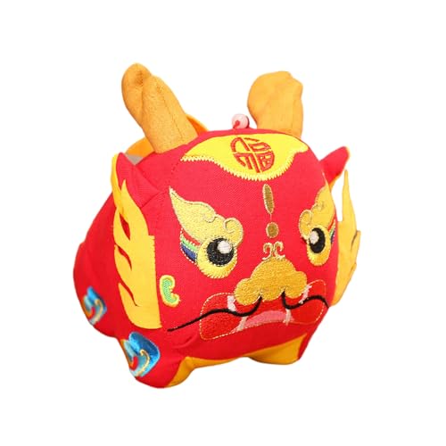 Qiebenav Drache Plüschpuppe, Drachen Maskottchen Stoff China Drache Jahrestagung Geschenk Puppe festliche Kinder weichen Plüsch Schreibtisch Dekoration Neujahr Angebot Jahr Rot Qiebenav Drache Plüschpuppe, Drachen Maskottchen Stoff China Drache Jahrestagung Geschenk Puppe festliche Kinder weichen Plüsch Schreibtisch Dekoration Neujahr Angebot Jahr Rot von Qiebenav