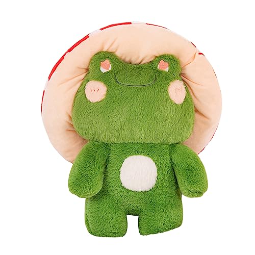 Qiebenav Pilz Frosch Plüsch Spielzeug Kissen Nette Design Spielzeug Spiele Neue Einzigartige Stil Tasche Anhänger Zubehör für Kinder Freunde Familie Geschenke B von Qiebenav
