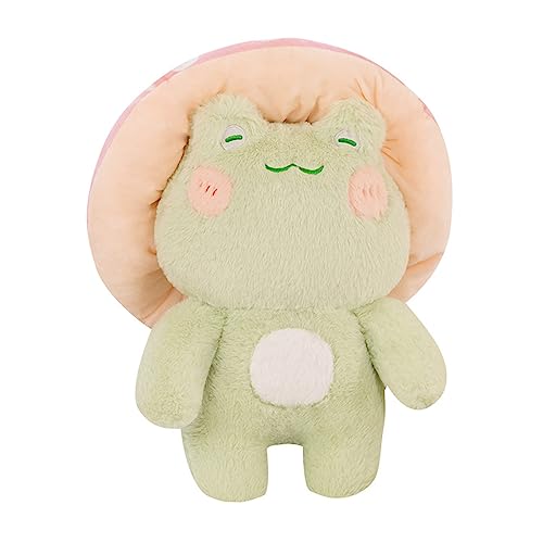 Qiebenav Pilz Frosch Plüsch Spielzeug Kissen Nette Design Spielzeug Spiele Neue Einzigartige Stil Tasche Anhänger Zubehör für Kinder Freunde Familie Geschenke EIN von Qiebenav
