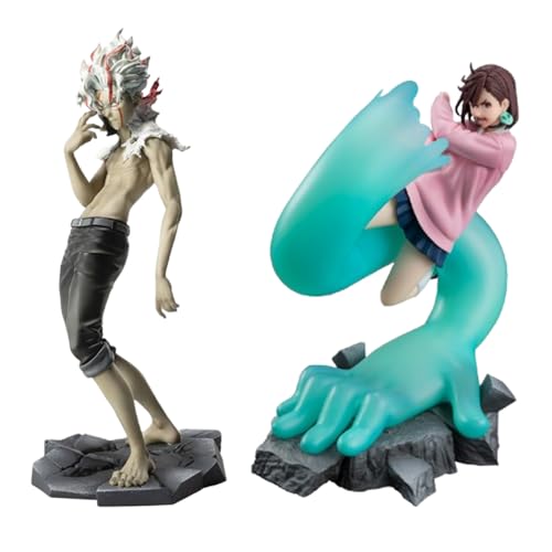 Qigmhua 2 Stück Anime Ayase Momo Action Figur Okarun Modell Handmade Statue Takakura Ken Actionfigur Weihnachten Geschenk von Qigmhua