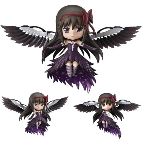 Qigmhua Anime Bewegliche Figur Akemi Homura Statue, Austauschbares Zubehör Mädchen Handmade Actionfigur Akemi Homura Modell 10cm Qigmhua Anime Bewegliche Figur Akemi Homura Statue, Austauschbares Zubehör Mädchen Handmade Actionfigur Akemi Homura Modell 10cm von Qigmhua