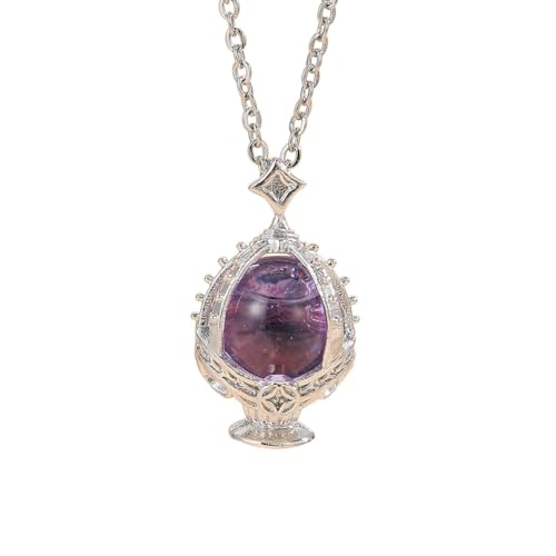 Qigmhua Anime Cosplay Accessories Grief Seed Kaname Madoka/Akemi Homura Soul Gem Miki Sayaka Figur Halskette Manga Cosplay Necklace Für Anime-Fans von Qigmhua