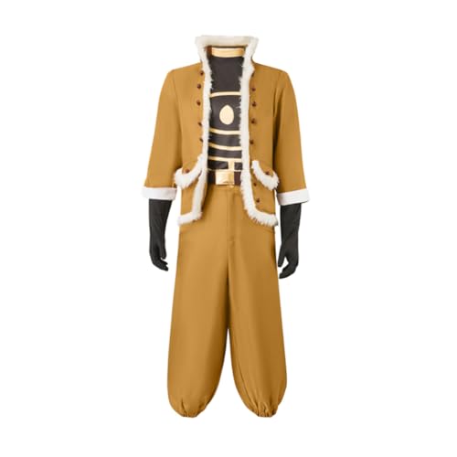 Qigmhua Hawks Cosplay Kostüm Anime MHA Cosplay Outfit Gelbe Hawks Uniform Jacke Komplettset für Halloween Karneval Party Kostüm von Qigmhua