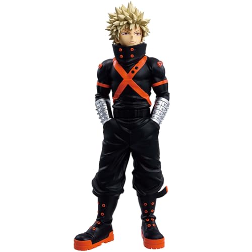 Qigmhua MHA Bakugou Katsuki Figur Anime Statuen PVC Stehende Pose Katsuki Bakugou Action Figur Modell Sammlerstück Desktop Dekoration Geschenke 21 cm von Qigmhua