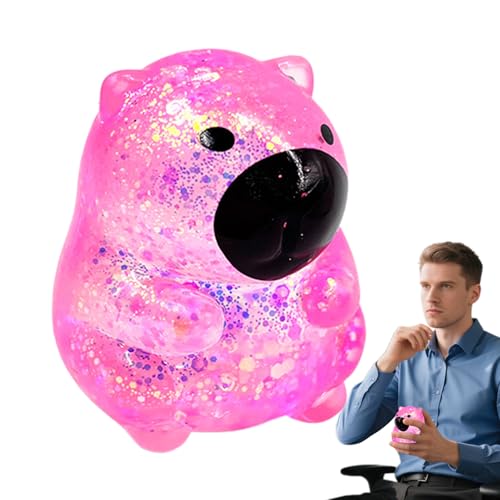 Kinder Quetschspielzeug,Gummi Capybara Quetschfigur Anti-Stress Spielzeug - Langsam Rückfederndes Kneifspielzeug Für Unterwegs Zuhause Draußen Schule Kinder Quetschspielzeug,Gummi Capybara Quetschfigur Anti-Stress Spielzeug - Langsam Rückfederndes Kneifspielzeug Für Unterwegs Zuhause Draußen Schule von Qikam