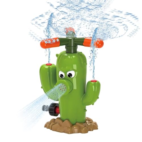 Kinder Sprinkler Spielzeug, Wassersprinklerspielzeug, Kaktus -Sprinklerspielzeug mit Wackelrohr, Bindet an Gartenschlauch Sommerspiel Fun Rasen bewässert für Garten Kinder Sprinkler Spielzeug, Wassersprinklerspielzeug, Kaktus -Sprinklerspielzeug mit Wackelrohr, Bindet an Gartenschlauch Sommerspiel Fun Rasen bewässert für Garten von Qikam