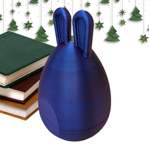 Ostern 3D-gedrucktes Spielzeug,Osterspielzeug im Ei | Ei-Spielzeug, Flexibles Gelenk-Kaninchen-Zappelspielzeug - Artikulierte Osterornamente aus Kristall, Heimdekoration für Schreibtisch und Ostern 3D-gedrucktes Spielzeug,Osterspielzeug im Ei | Ei-Spielzeug, Flexibles Gelenk-Kaninchen-Zappelspielzeug - Artikulierte Osterornamente aus Kristall, Heimdekoration für Schreibtisch und von Qikam