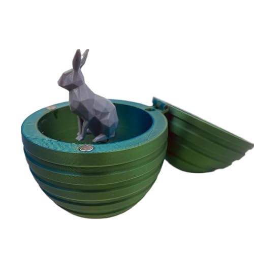 Qikam -Druck-Ei, Druck-Ei,Home Hasen-Ei- -gedruckte Tiere, Innenation, Schreibtischspielzeug für Ostern, Heimation Qikam -Druck-Ei, Druck-Ei,Home Hasen-Ei- -gedruckte Tiere, Innenation, Schreibtischspielzeug für Ostern, Heimation von Qikam