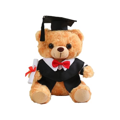 Qikam Abschluss Bär - Niedlicher 25 cm Mit Abschlusshut - Festliches Geschenk Zur Einschulung Schulabschluss Uni Für Kinder Mädchen Qikam Abschluss Bär - Niedlicher 25 cm Mit Abschlusshut - Festliches Geschenk Zur Einschulung Schulabschluss Uni Für Kinder Mädchen von Qikam