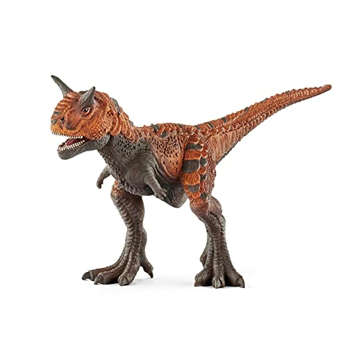 Qikam Carnotaurus Dinosaurier Figur 23.8x9.5x12.5cm Spielfigur - Carnotaurus, Spielzeug Ab 4 Jahren, Realistisches Dinosaurier Spielzeug Desktop-Dekoration von Qikam