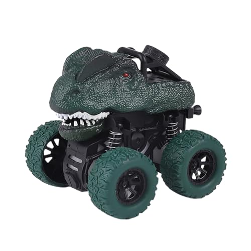 Qikam Push-and-Go-Autos,Pädagogische Dinosaurierautos | Reibungsspielzeug, Tierautospielzeug, Lernspielzeug für Kinder Jungen und Mädchen im Alter von 3–8 Jahren, Geschenke für Geburtstags von Qikam