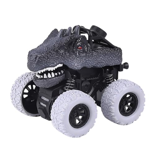 Qikam Reibungsautos - Pädagogische Dino-Trägheitsautos,Reibungsspielzeug, Tierautospielzeug, Lernspielzeug für Kinder Jungen und Mädchen im Alter von 3–8 Jahren, Geschenke für Geburtstags von Qikam