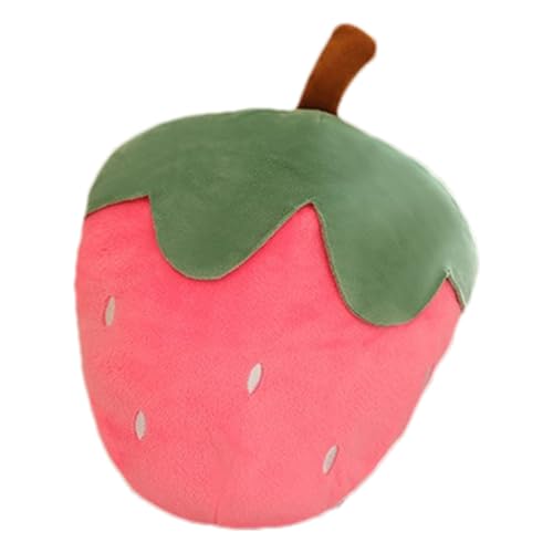 Qikam Reversibler gefüllter Tier, reversibler Plüschhasen - 9inch süßes Stofftier,und Erdbeerdesign Puppe süßes Zeug für die Kindertagesstätte Vorschule von Qikam