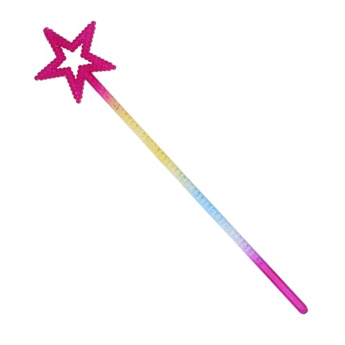 Qikam stab, Prinzessinnenstab | Glitzernder fünfzackiger Sternstab - Kreatives Rollenspielspielzeug mit für kleine Prinzessinnen, und Tänzer von Qikam