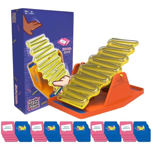 Seesaw Brettspiel - Mehrspieler Partyspiel Karten für Erwachsene | Interaktives Brettspiel Zubehör Für Erwachsene Jugendliche Schule Zuhause Feste von Qikam