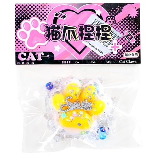 Squishy Katze Pfote, Squishy Cat Paw, Katzenpfoten Squeeze Spielzeug, Cat Paw Anti Stress Spielzeug, Süße Katzenpfoten Stressabbau Fidget Toys für Katzenliebhaber, Kinder, Erwachsene Squishy Katze Pfote, Squishy Cat Paw, Katzenpfoten Squeeze Spielzeug, Cat Paw Anti Stress Spielzeug, Süße Katzenpfoten Stressabbau Fidget Toys für Katzenliebhaber, Kinder, Erwachsene von Qikam