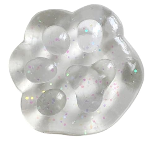 Squishy Katze Pfote, Squishy Cat Paw, Katzenpfoten Squeeze Spielzeug, Cat Paw Anti Stress Spielzeug, Süße Katzenpfoten Stressabbau Fidget Toys für Katzenliebhaber, Kinder, Erwachsene von Qikam