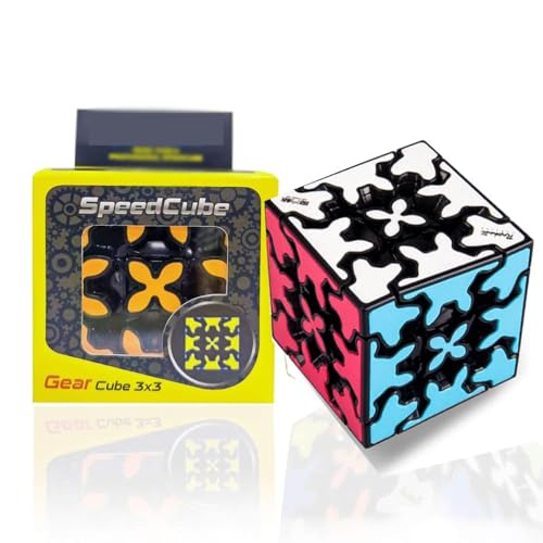 Zauberwürfel,Gear Cube,Speed Cube 3x3 Magic Cube 3D Magischer Würfel,kreativer Würfel,Geeignet Für Das Training Vor Dem Spiel,Das tägliche Spiel Und Geburtstagsgeschenk von Qingriver