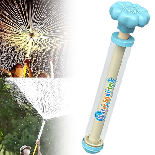 Firework Water Gun, Romantic Firework Style Water Spray Toy for Couples, Ausziehbares Hochdruck Sprinkler Sprühspielzeug zum Baden für den Pool und Party-Unterhaltung,1PCS,Blue Firework Water Gun, Romantic Firework Style Water Spray Toy for Couples, Ausziehbares Hochdruck Sprinkler Sprühspielzeug zum Baden für den Pool und Party-Unterhaltung,1PCS,Blue von Qinyuyang