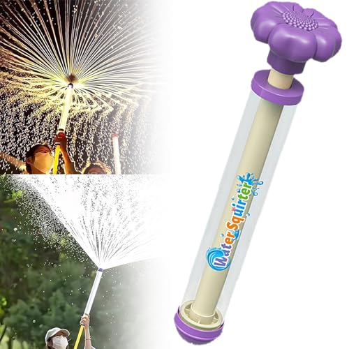 Firework Water Gun, Romantic Firework Style Water Spray Toy for Couples, Ausziehbares Hochdruck Sprinkler Sprühspielzeug zum Baden für den Pool und Party-Unterhaltung,4PCS,Purple Firework Water Gun, Romantic Firework Style Water Spray Toy for Couples, Ausziehbares Hochdruck Sprinkler Sprühspielzeug zum Baden für den Pool und Party-Unterhaltung,4PCS,Purple von Qinyuyang