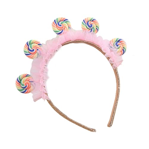 QishGO Haarreif für Kleinkinder, plissiert, Spitze, Lutscher, Spaß, Party, Festival, Haarreif für Paare, Kopfschmuck 4 QishGO Haarreif für Kleinkinder, plissiert, Spitze, Lutscher, Spaß, Party, Festival, Haarreif für Paare, Kopfschmuck 4 von QishGO
