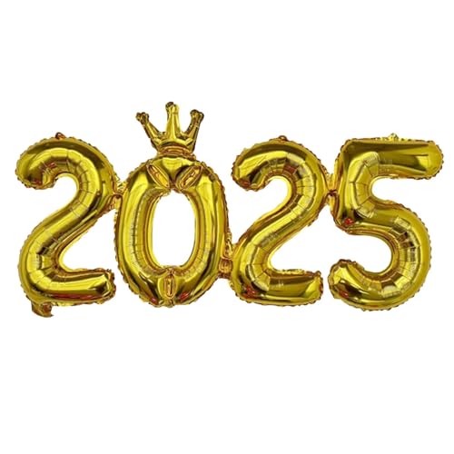 Qiwieod 2025 Folienballons 5Pc, 93 Cm Foil Luftballons 2025, 2025 Folien-Zahlenballons, Weihnachtsdekoration 2025 Folienballons, Perfekt Für Silvester, Geburtstage, Jubiläen, Qiwieod 2025 Folienballons 5Pc, 93 Cm Foil Luftballons 2025, 2025 Folien-Zahlenballons, Weihnachtsdekoration 2025 Folienballons, Perfekt Für Silvester, Geburtstage, Jubiläen, von Qiwieod