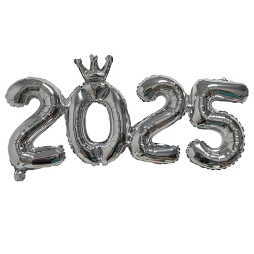 Qiwieod 2025 Folienballons 5Pc, 93 Cm Foil Luftballons 2025, 2025 Folien-Zahlenballons, Weihnachtsdekoration 2025 Folienballons, Perfekt Für Silvester, Geburtstage, Jubiläen, Qiwieod 2025 Folienballons 5Pc, 93 Cm Foil Luftballons 2025, 2025 Folien-Zahlenballons, Weihnachtsdekoration 2025 Folienballons, Perfekt Für Silvester, Geburtstage, Jubiläen, von Qiwieod