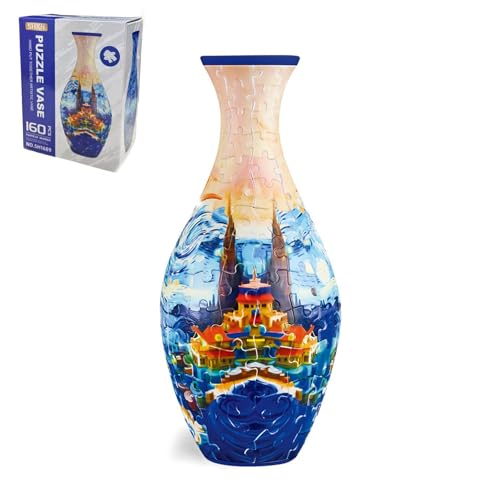 3D Puzzle Vase for Adults, DIY Unique Flower Vase, 3D Puzzle Vase, Arts and Crafts for Kids, for Home and Office Decor, House Warming Gift for Flower Arrangements and Home Decoration(Style 1) von Qixfyze