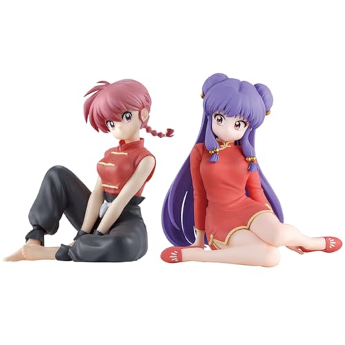 Qixiaan 2 Stück Ranma Saotome/Shampoo-Figur, Sammelfigur, Manga-Charakter, Statue, PVC, Anime, Mädchen, Modell, Desktop-Ornament, Sammlerstück, Geschenke für Fans Qixiaan 2 Stück Ranma Saotome/Shampoo-Figur, Sammelfigur, Manga-Charakter, Statue, PVC, Anime, Mädchen, Modell, Desktop-Ornament, Sammlerstück, Geschenke für Fans von Qixiaan
