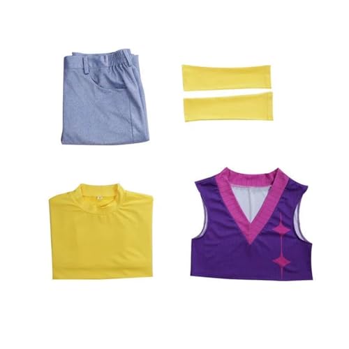 Qixiaan Abby Cosplay Kostüm Komplettes Set Jinu/Abby/Mystery Cosplay Outfits Anime Halloween Kostüm Karneval Bühnenaufführung Dress Up von Qixiaan