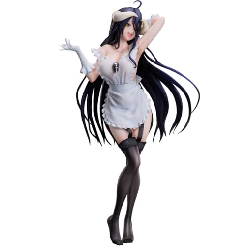 Qixiaan Anime-Girl-Statue, Albedo, Actionfigur, Albedo-Figur, Statue, 26 cm, stehende Pose, PVC-Maßstab, Modell, Schreibtisch-Ornament, Sammlerstück, Geschenke für Fans Qixiaan Anime-Girl-Statue, Albedo, Actionfigur, Albedo-Figur, Statue, 26 cm, stehende Pose, PVC-Maßstab, Modell, Schreibtisch-Ornament, Sammlerstück, Geschenke für Fans von Qixiaan