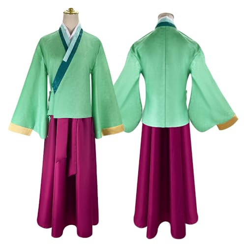 Qixiaan Anime Maomao Cosplay Kostüm Maomao Anime Kleidung Hanfu Stil Casual Rollenspiel Outfit Convention Cosplay Kostüm für Halloween Weihnachten Party von Qixiaan