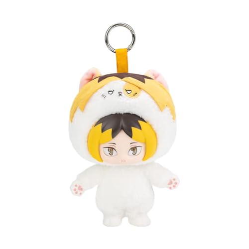 Qixiaan Anime Shoyo Hinata Plüschfigur, 15 cm, Tier-Stil, Plüsch-Anhänger, Tobio Kageyama, niedliche Charm-Taschen-Dekoration, Sammlerstücke, Geschenk für Fans Qixiaan Anime Shoyo Hinata Plüschfigur, 15 cm, Tier-Stil, Plüsch-Anhänger, Tobio Kageyama, niedliche Charm-Taschen-Dekoration, Sammlerstücke, Geschenk für Fans von Qixiaan