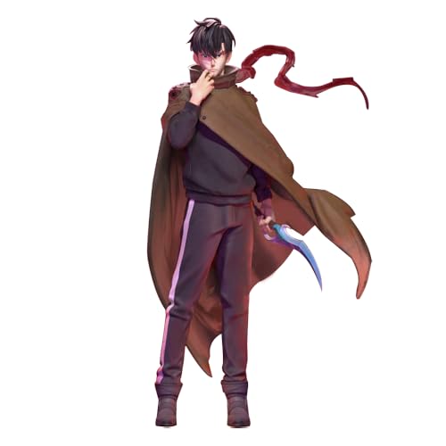 Qixiaan Anime Sung Jin Woo Statue 13 cm Sung Jin Woo Actionfigur 17/21 cm Stehpose Modell PVC Animefigure Ornamente Kollektion Geschenke für Fans Qixiaan Anime Sung Jin Woo Statue 13 cm Sung Jin Woo Actionfigur 17/21 cm Stehpose Modell PVC Animefigure Ornamente Kollektion Geschenke für Fans von Qixiaan