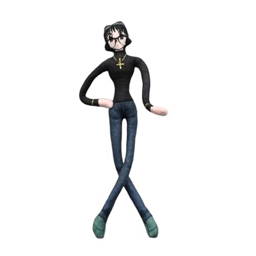 Qixiaan GON·FREECSS Anime-Plüschfiguren, Hisoka, weiche Plüschfiguren, PP-Baumwolle, gefüllt, lustiges Kissen, 28 cm, drehbares Mini-Kissen für Auto, Sofa von Qixiaan