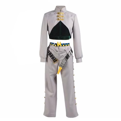 Qixiaan Kishibe Rohan Cosplay Kostüm Komplettes Set mit Grün Kurze Perücke Langarm Oberteil Hose Herren Bühnenkostüm Anzug Rollenspiel für Karneval Halloween Party Qixiaan Kishibe Rohan Cosplay Kostüm Komplettes Set mit Grün Kurze Perücke Langarm Oberteil Hose Herren Bühnenkostüm Anzug Rollenspiel für Karneval Halloween Party von Qixiaan