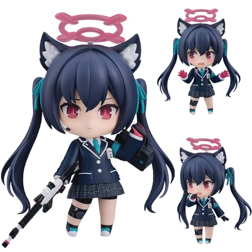 Qixiaan Kuromi Serika-Figur, Anime, bewegliche Mini-Figur mit austauschbarem Zubehör, PVC, 10 cm, Cartoon-Q-Modell, Desktop-Dekoration, Sammlerstück Qixiaan Kuromi Serika-Figur, Anime, bewegliche Mini-Figur mit austauschbarem Zubehör, PVC, 10 cm, Cartoon-Q-Modell, Desktop-Dekoration, Sammlerstück von Qixiaan