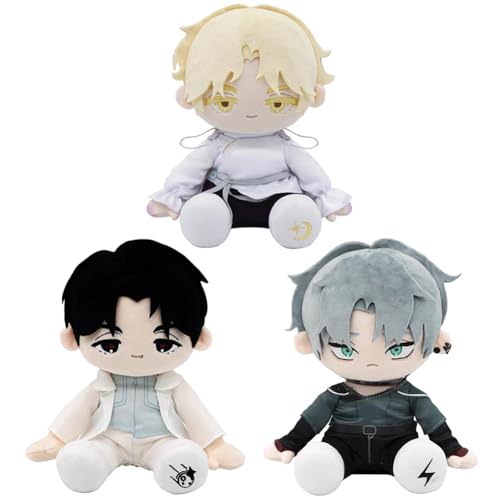 Qixiaan Luka/Ivan/Till Plüschfiguren, Ivan Plüschfiguren, Anime-Merch, flauschige Kuschelfiguren, 20 cm, sitzende Pose, PP-Baumwolle, weich, gefüllt, Geschenk für Fans, 3 Stück von Qixiaan