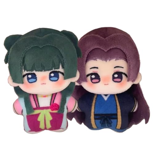 Qixiaan Maomao Plüsch-Anhänger, Maomao/Jinshi, Plüschfigur, Kawaii, flauschige Figur, PP-Baumwolle, weiches gefülltes Kissen, 10 cm, Mini-Kissen für Tasche, Auto, Zuhause, Sofa und Fans von Qixiaan