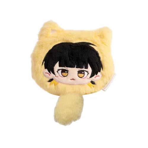 Qixiaan Nagi Seishiro Plüsch-Münzgeldbörse, Anime-Isagi-Yoichi-Figur, weich, niedlich, gefülltes Kissen, Cartoon-Figur, Kissen, Sofa, Dekoration, Taschenanhänger, 12 cm von Qixiaan